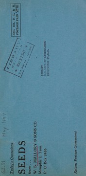 Field seeds, garden seeds