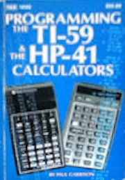 Programming the TI-59 & the HP-41 calculators