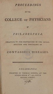 Proceedings of the College of Physicians of Philadelphia