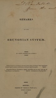 Remarks on the Brunonian system