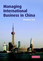 Managing International Business in China
