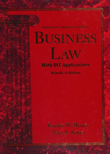 Instructor's annotated edition business law