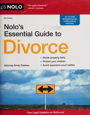 Nolo's essential guide to divorce