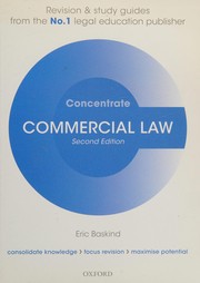 Commercial Law Concentrate