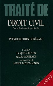 Traité de droit civil