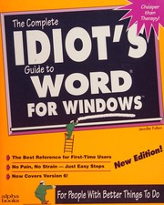 The complete idiot's guide to WORD for Windows