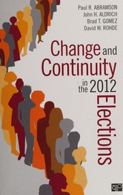 Change and Continuity in the 2012 Elections