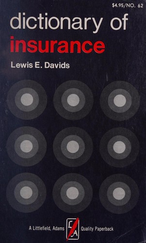 Dictionary of insurance