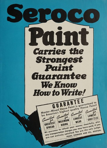 Seroco paint carries the strongest paint guarantee we know how to write!
