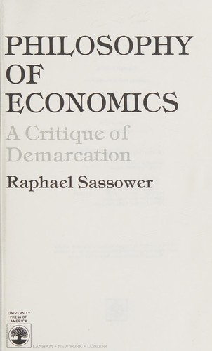 Philosophy of economics