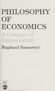 Philosophy of economics