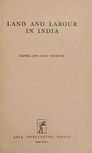 Land and labour in India