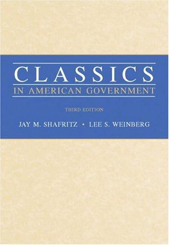 Classics in American Government