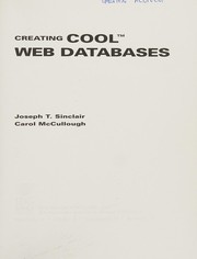 Creating cool Web databases