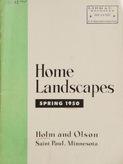 Home landscapes, spring 1950