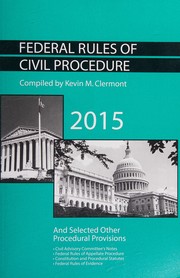 Federal rules of civil procedure and selected other procedural provisions, 2015