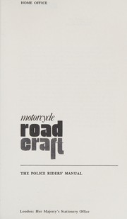 Motor cycle roadcraft