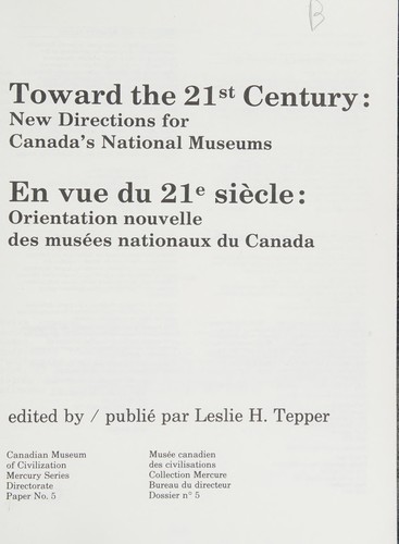 Toward the 21st Century
