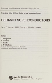 Ceramic superconductors