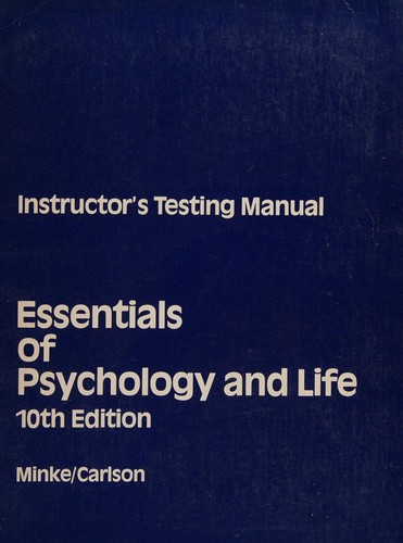 Essentials of psychology and life