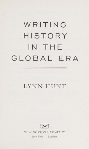Writing History in the Global Era