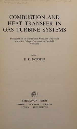 Combustion and heat transfer in gas turbine systems