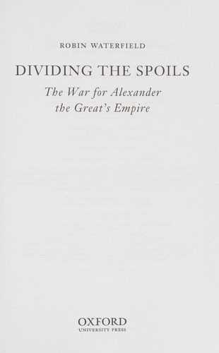 Dividing the Spoils