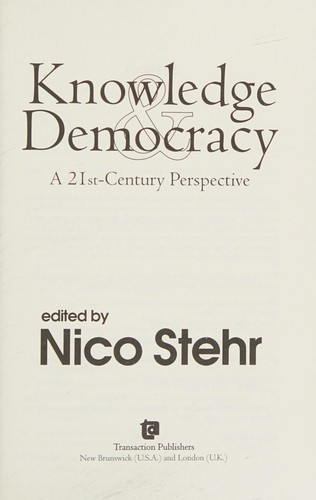 Knowledge and democracy