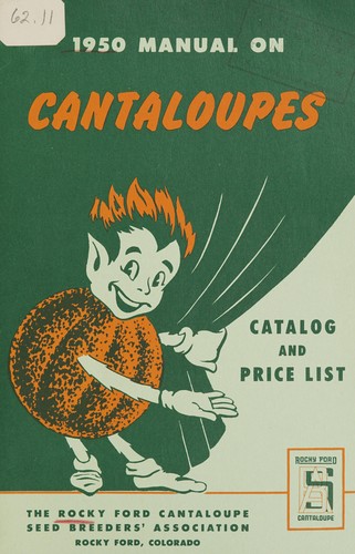 1950 manual on cantaloupes