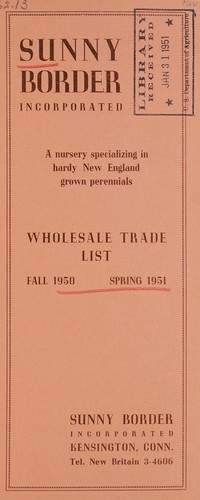 Wholesale trade list