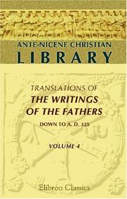 Ante-Nicene Christian Library