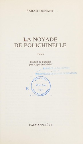 La noyade de polichinelle