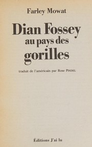 Dian Fossey au pays des gorilles