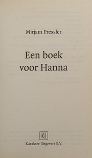 Ein Buch für Hanna