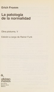La Patologia de La Normalidad