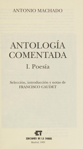 Antología comentada
