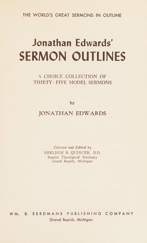 Sermon Outlines