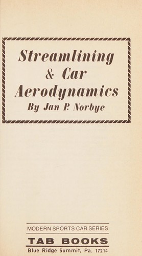 Streamlining & car aerodynamics