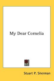 My Dear Cornelia
