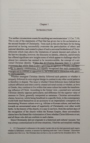 Paul and the creation of Christian identity
