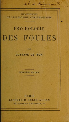 Psychologie des Foules