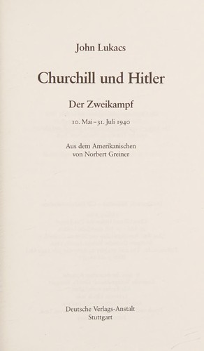 Churchill und Hitler