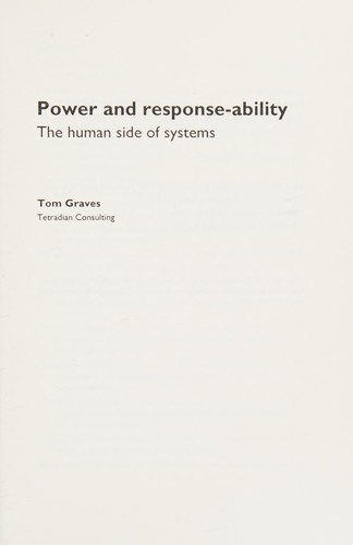 Power and response-ability
