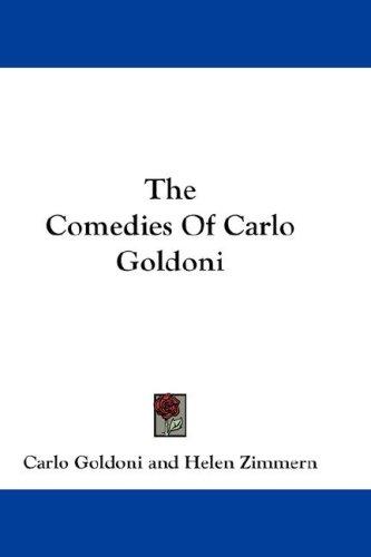 The Comedies Of Carlo Goldoni