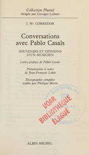 Conversations avec Pablo Casals