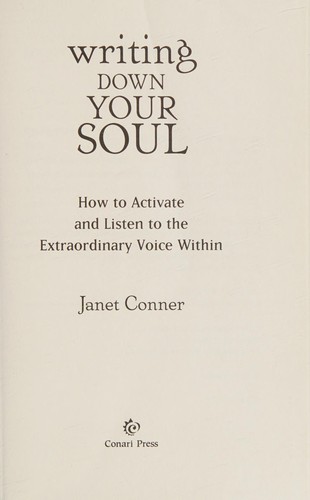 Writing down your soul