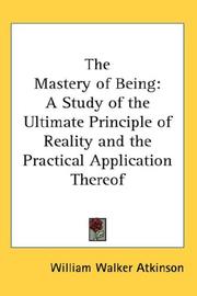 The Mastery of Being