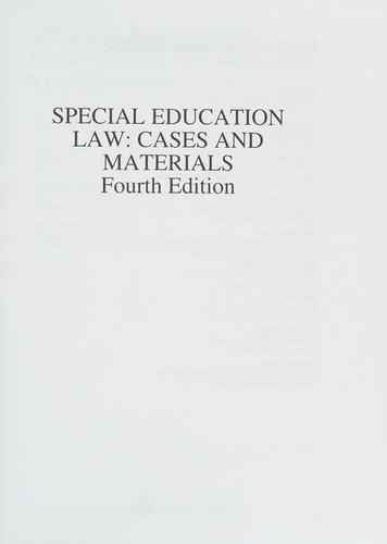 Special education law