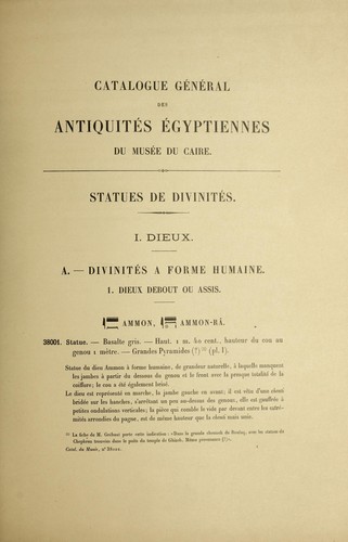 Statues de divinités