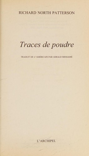 Traces de poudre